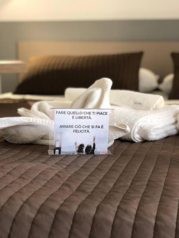 Postel nebo postele na pokoji v ubytování Radici Mare B&B