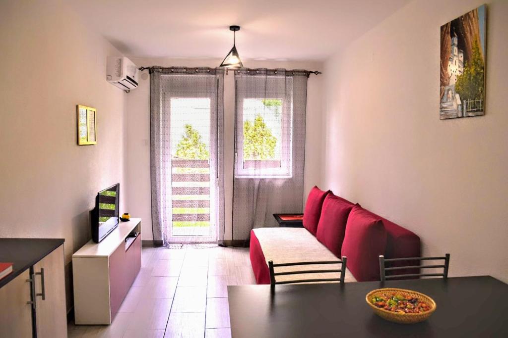 Posezení v ubytování Apartman Ljutovac