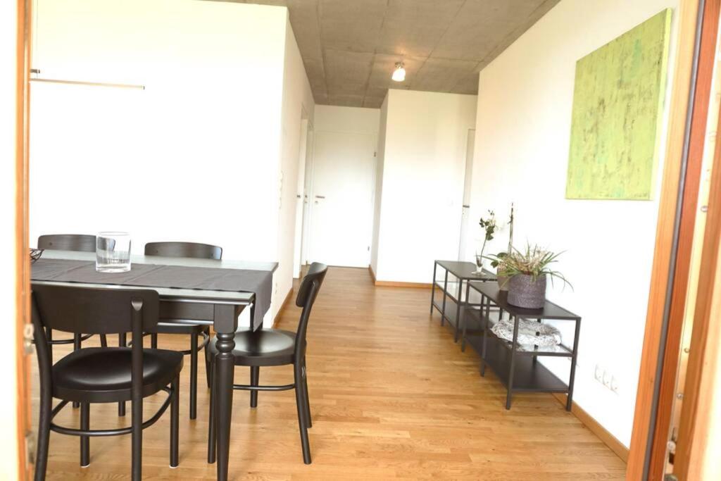Posezení v ubytování Terrassenwohnung in prämierter Wohnanlage