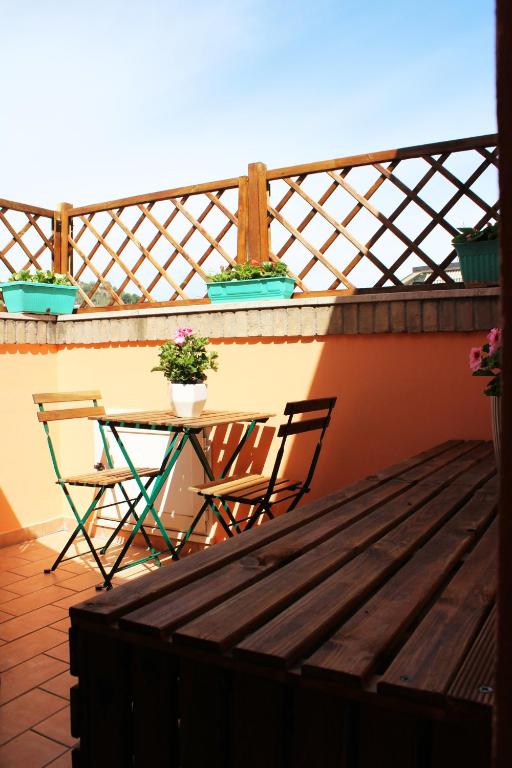 Balkon lub taras w obiekcie B&B Villa Lilla