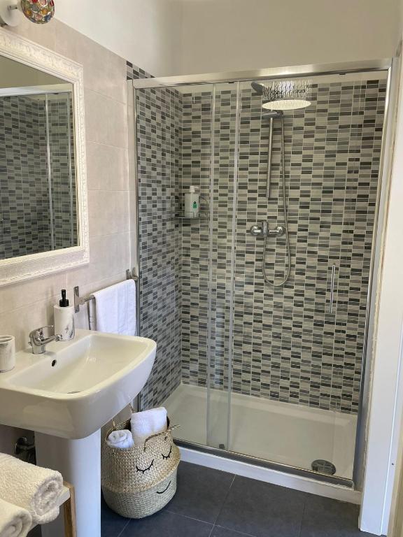 Koupelna v ubytování Verona Rooms