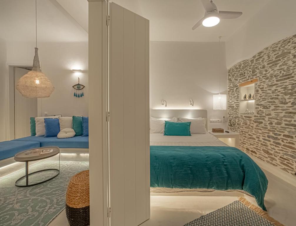 A bed or beds in a room at Lasia Boutique Apartment