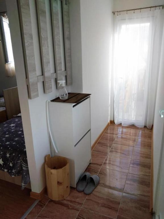 Kuchyň nebo kuchyňský kout v ubytování Apartman Martinovic
