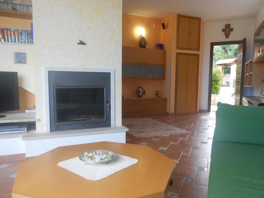 Posezení v ubytování B&B Verdeblu
