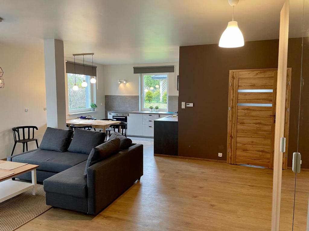 Część wypoczynkowa w obiekcie Komfortowe Apartamenty w Nałęczowie