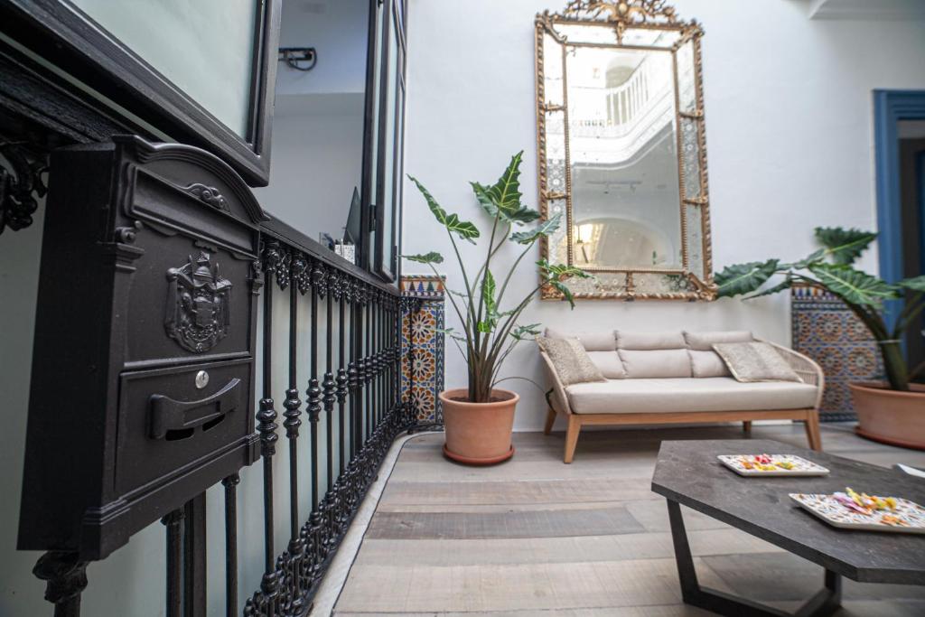 Posezení v ubytování Apartahotel Siglo XIX