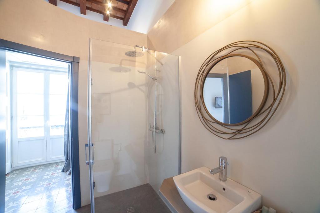 Koupelna v ubytování Apartahotel Siglo XIX