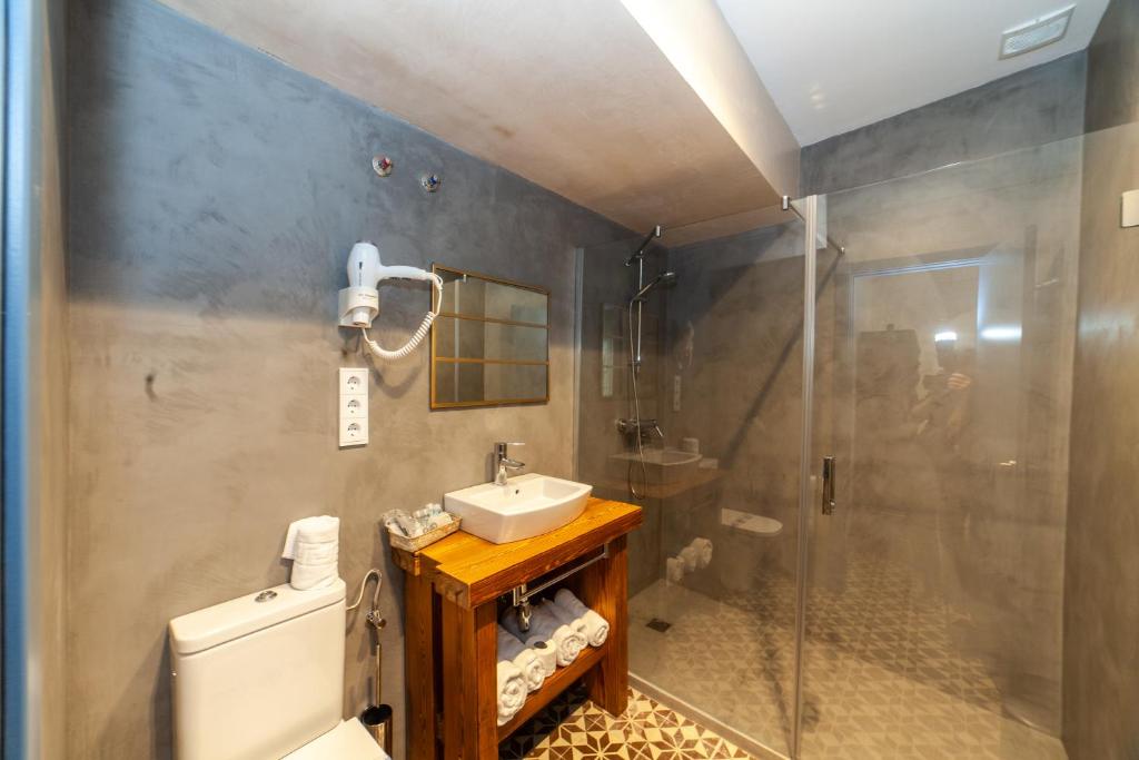 Koupelna v ubytování Apartahotel Siglo XIX