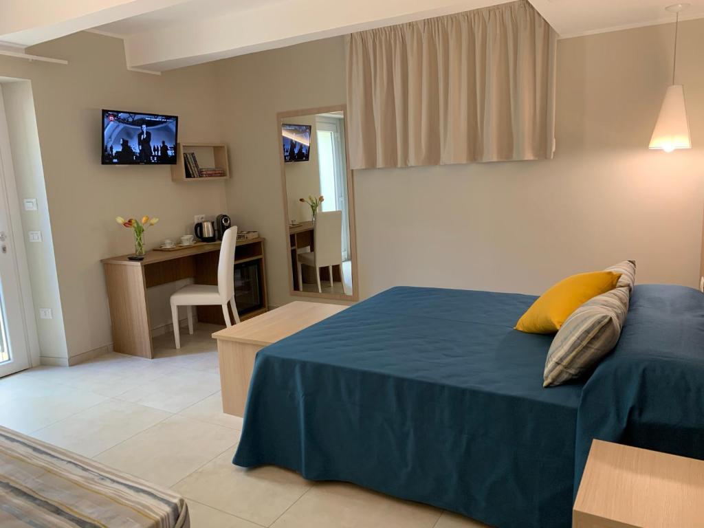 Postel nebo postele na pokoji v ubytování MaLù BEST Rooms - Tropea