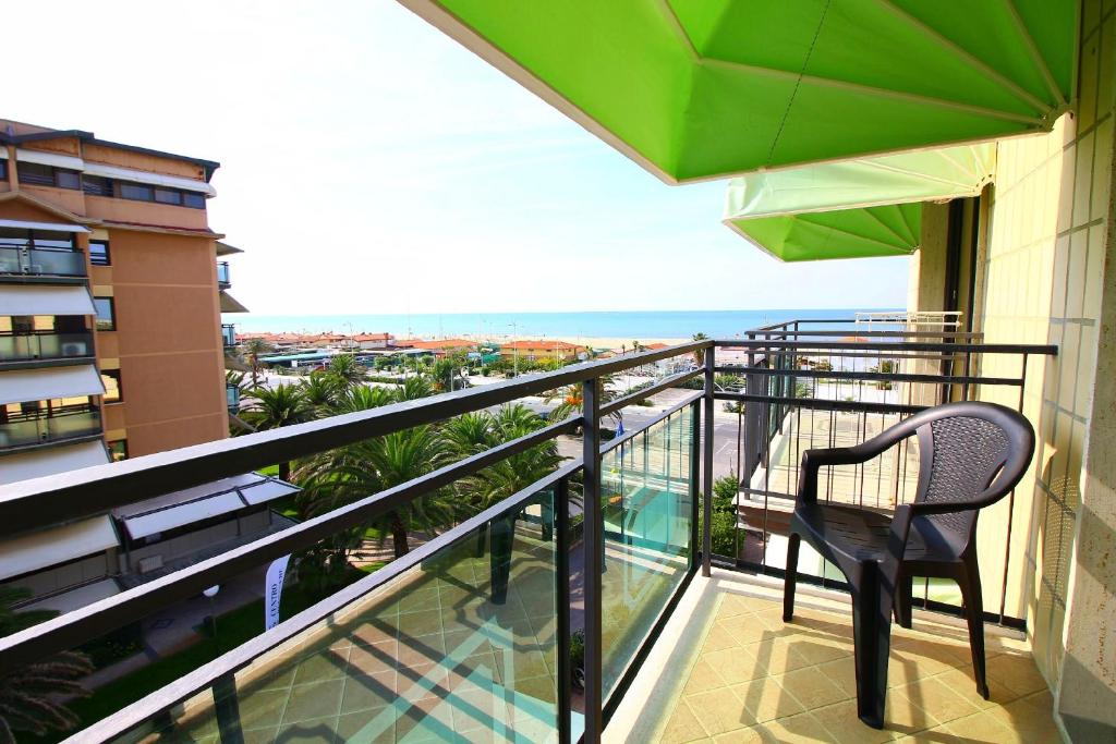 Balkón nebo terasa v ubytování Hotel Siesta
