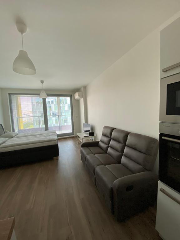 Część wypoczynkowa w obiekcie Apartment David O2 Arena Prague