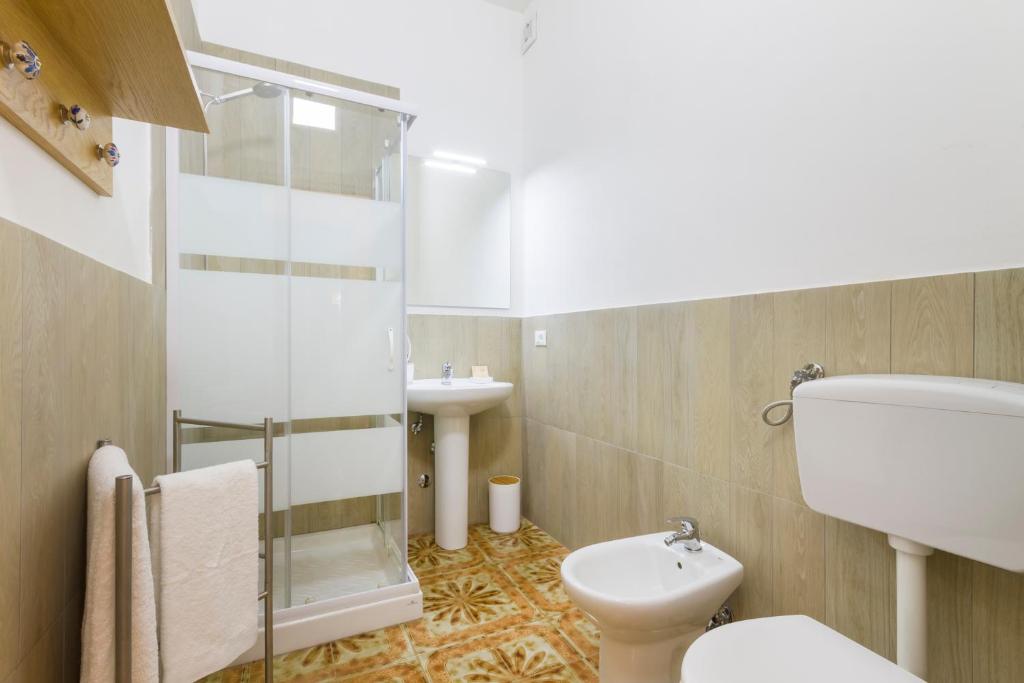 Koupelna v ubytování B&B Villa Ginevra