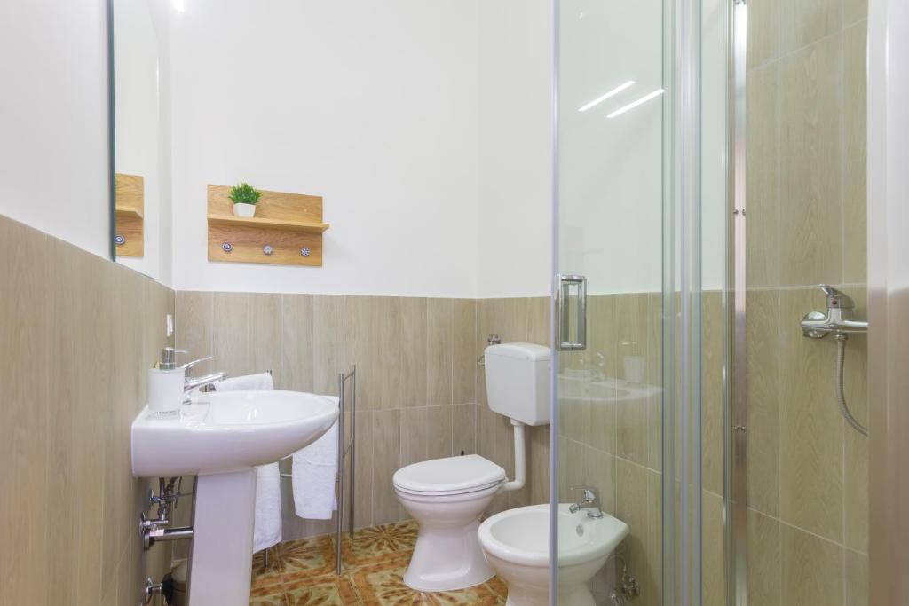 Koupelna v ubytování B&B Villa Ginevra