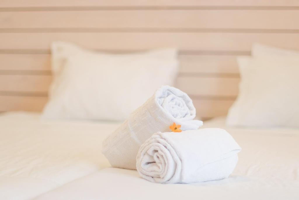 Postel nebo postele na pokoji v ubytování Tilia Hostel