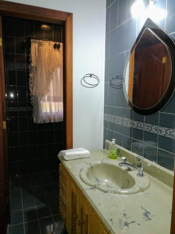 Koupelna v ubytování Pequeno Paraiso