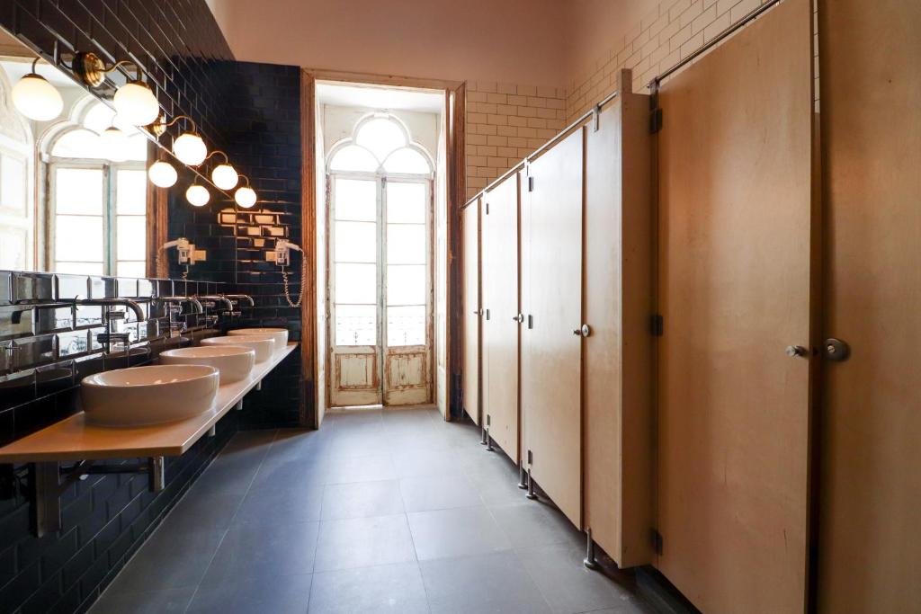 Kuchyň nebo kuchyňský kout v ubytování Tilia Hostel