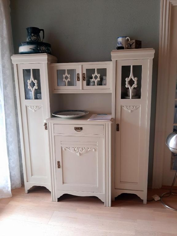 Kuchyň nebo kuchyňský kout v ubytování Stilbjerg Sleep&Hygge
