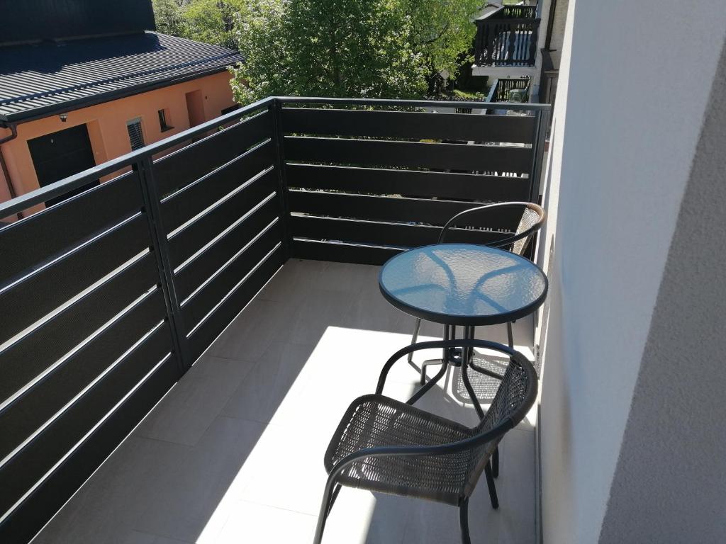 Balkón nebo terasa v ubytování Apartments Rosemary Ljubljana & Free Parking