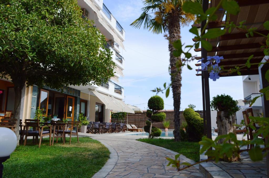 Zahrada ubytování Syrtaki Hotel