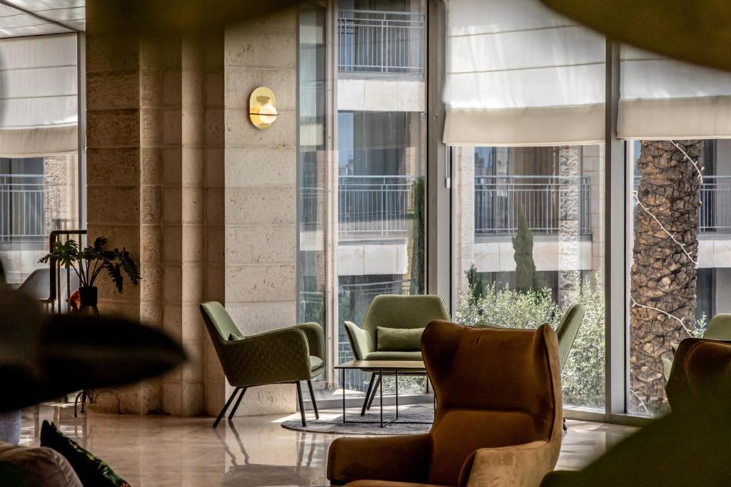 Posezení v ubytování Golden Crown Hotel