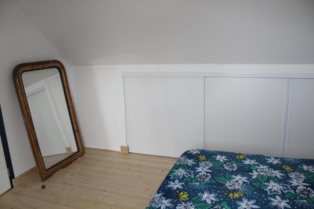 Postel nebo postele na pokoji v ubytování Maison Belle-Ile en Mer