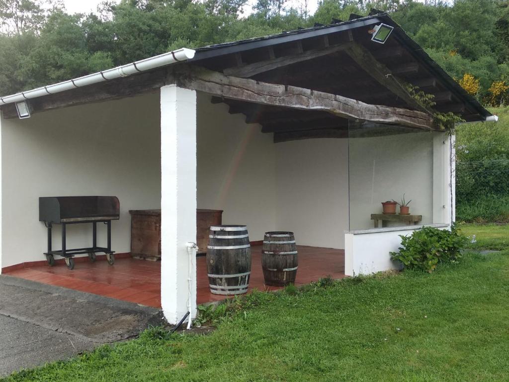 Zahrada ubytování O abeiro de Buscalte