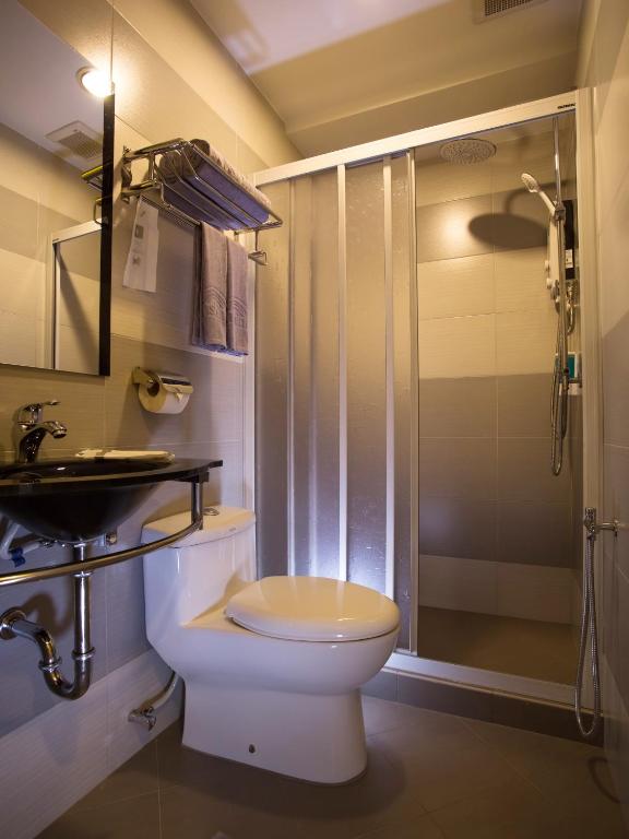 Koupelna v ubytování Sunshine Inn Plus