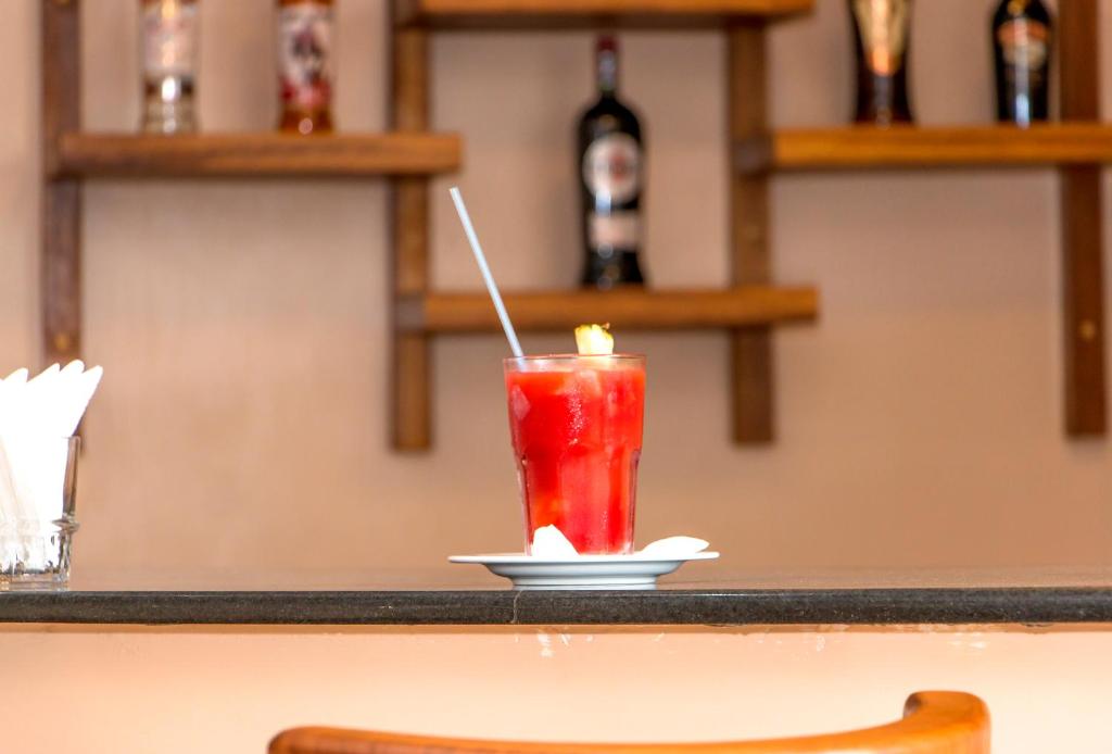 Nápoje v ubytování Hotel Comster Mtwapa