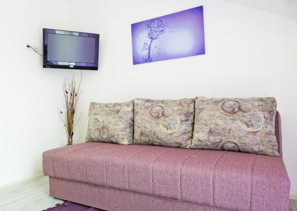 TV a/nebo společenská místnost v ubytování Apartments Maja