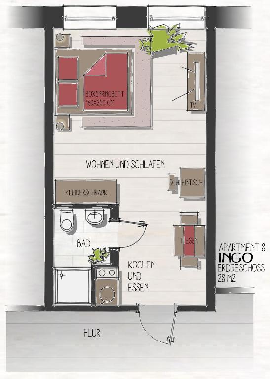 Villa Backstein OBO19 - Apartamento Ingo