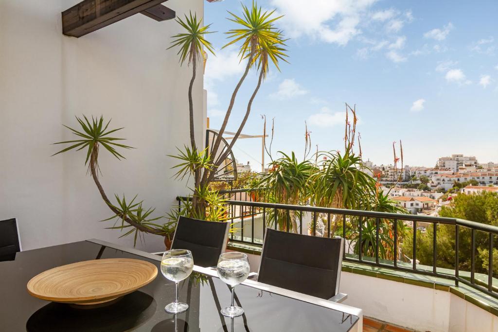 Balkon lub taras w obiekcie Casa Corazon Burriana Casasol