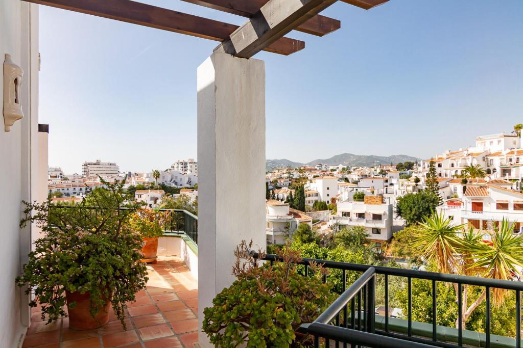 Balkon lub taras w obiekcie Casa Corazon Burriana Casasol