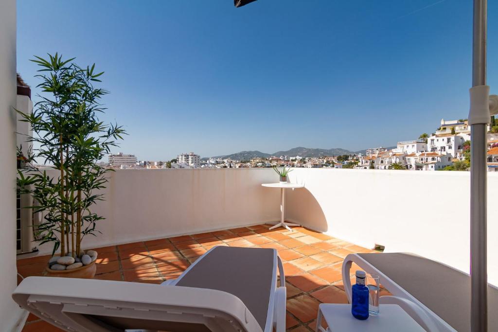 Balkon lub taras w obiekcie Casa Corazon Burriana Casasol