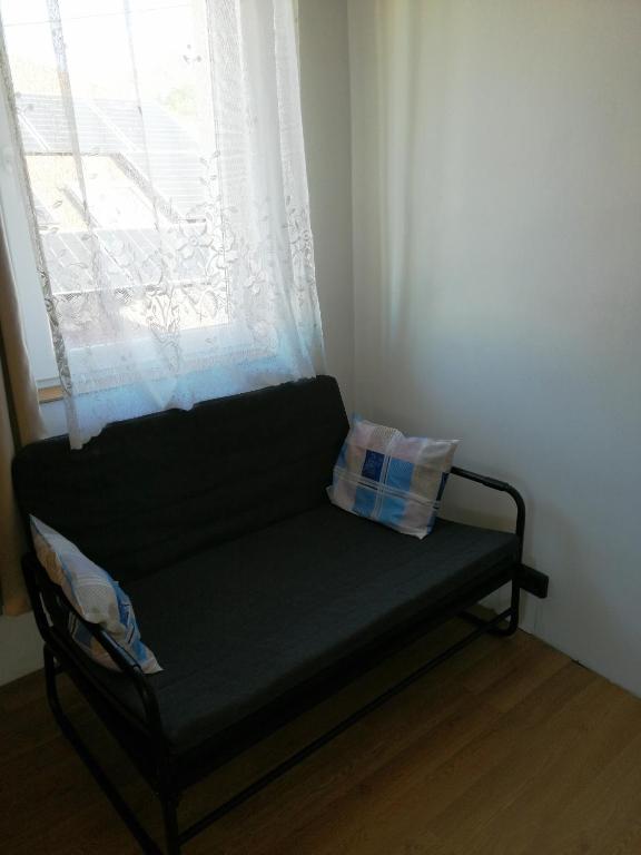 A seating area at Szent György Vendégház