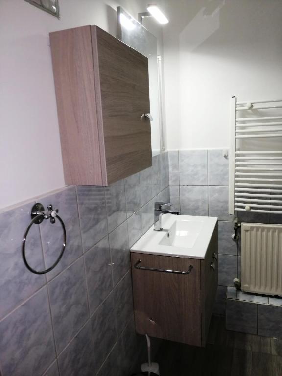 A bathroom at Szent György Vendégház