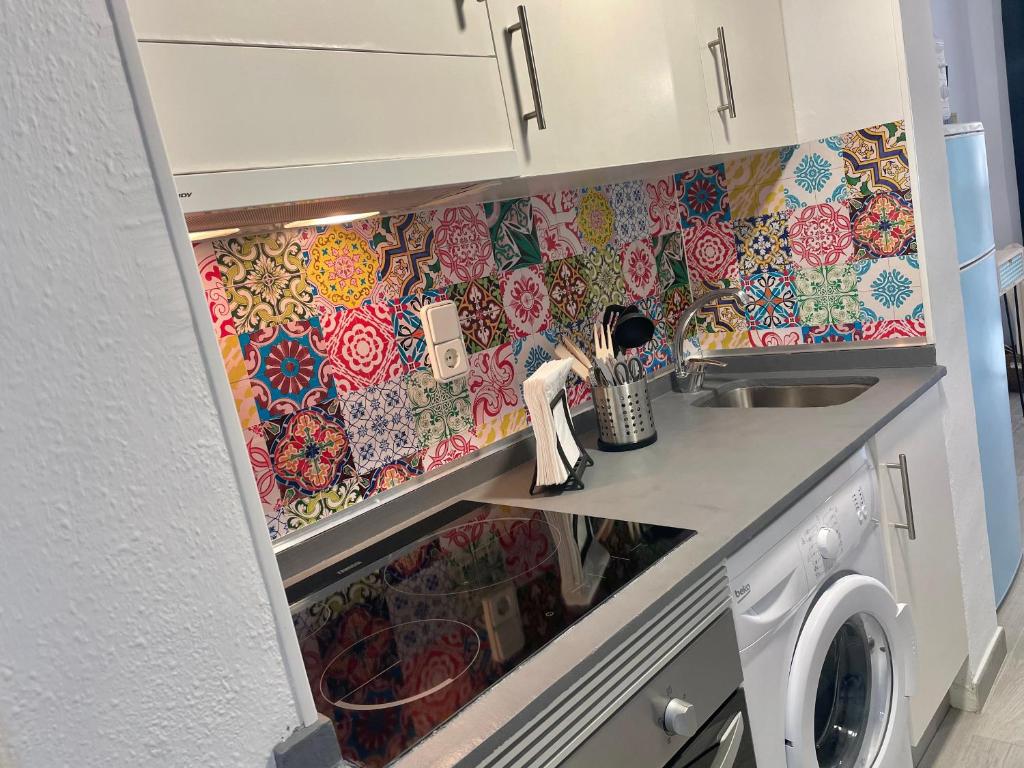 Kuchyňa alebo kuchynka v ubytovaní S_Apartamento