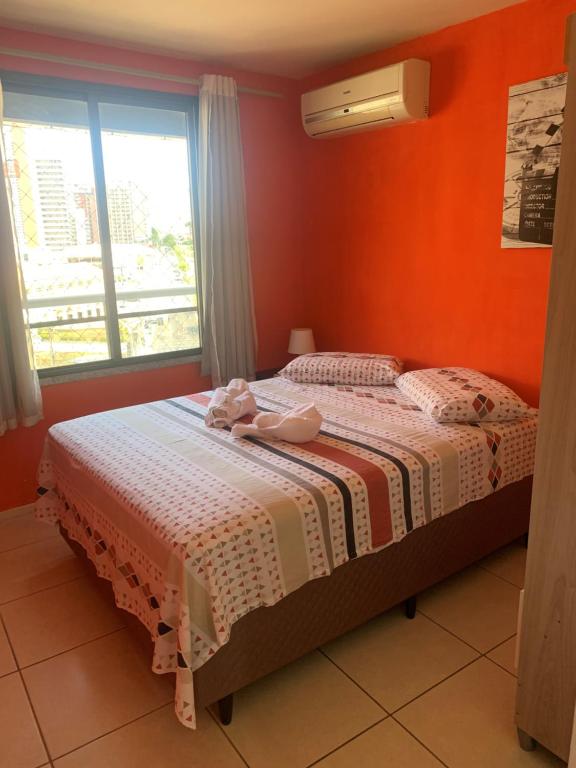 Apartamento mobiliado vista mar-Wi-Fi 2 quarto -Academia-AR cond.
