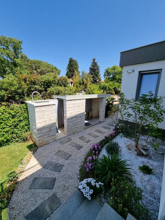 Zahrada ubytování Villa Ivan Umag