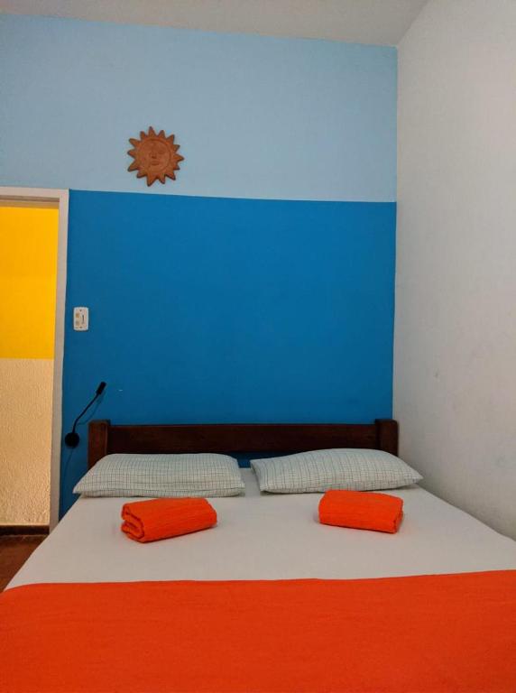 Postel nebo postele na pokoji v ubytování Casa de Mainha Friendly Hostel