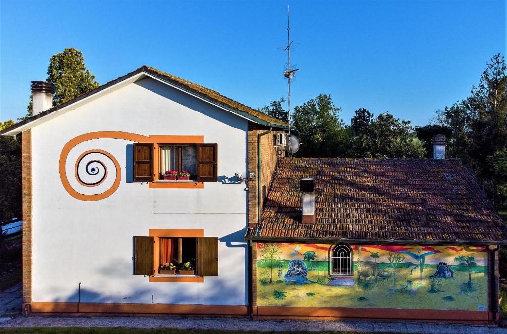 Budova, v ktorej sa ubytovanie bed & breakfast nachádza