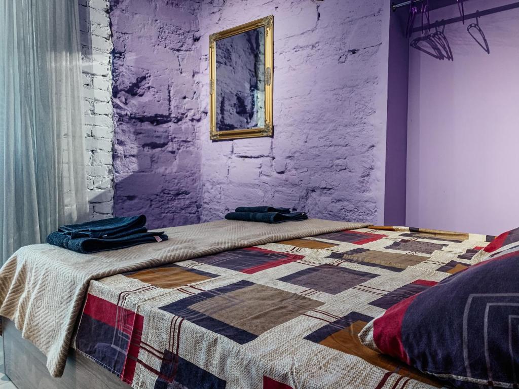 Postel nebo postele na pokoji v ubytování Bukhta