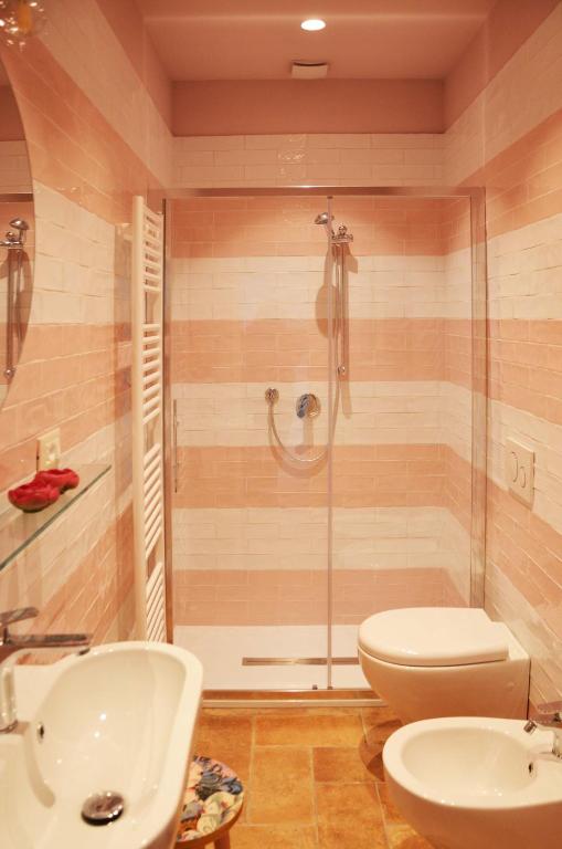 Koupelna v ubytování B&B Le Col-vert