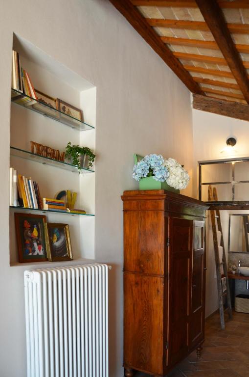 Knihovna v bed and breakfast