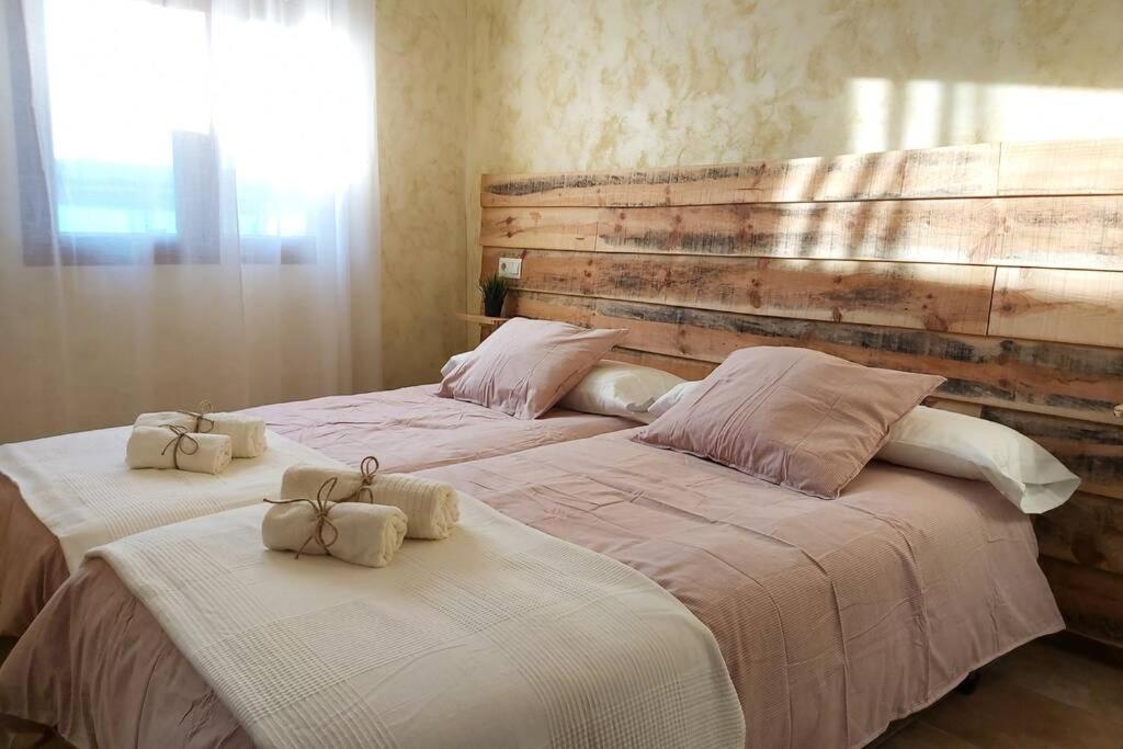 Posteľ alebo postele v izbe v ubytovaní La Morada de los Olmos