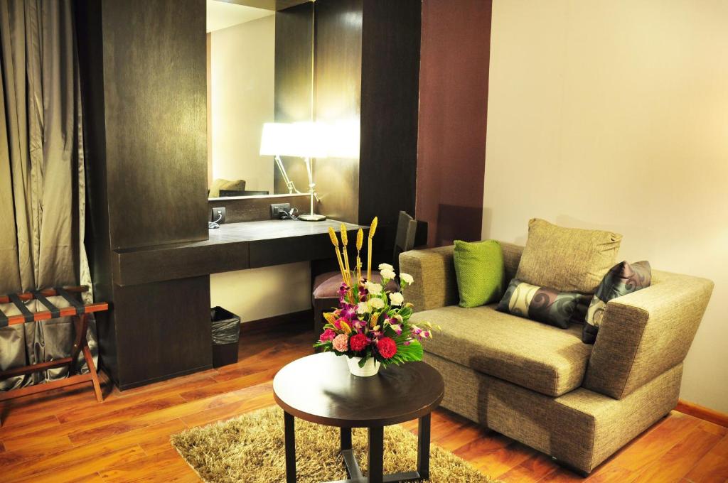 Posezení v ubytování Hotel Senses