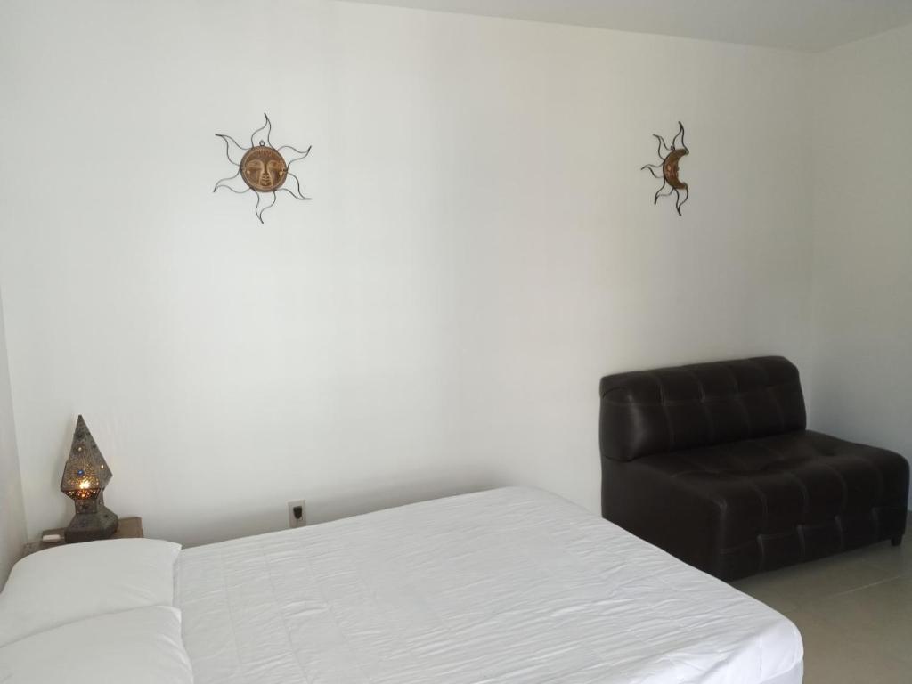 Postel nebo postele na pokoji v ubytování Milenio III B&B