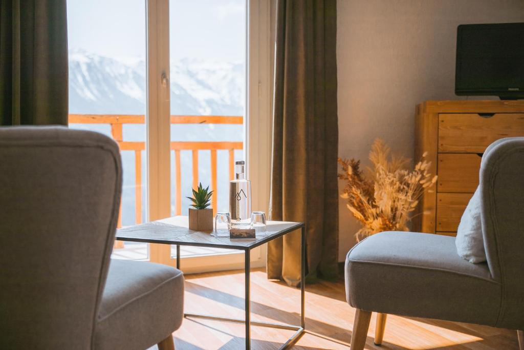 TV a/nebo společenská místnost v ubytování Hotel Splendide