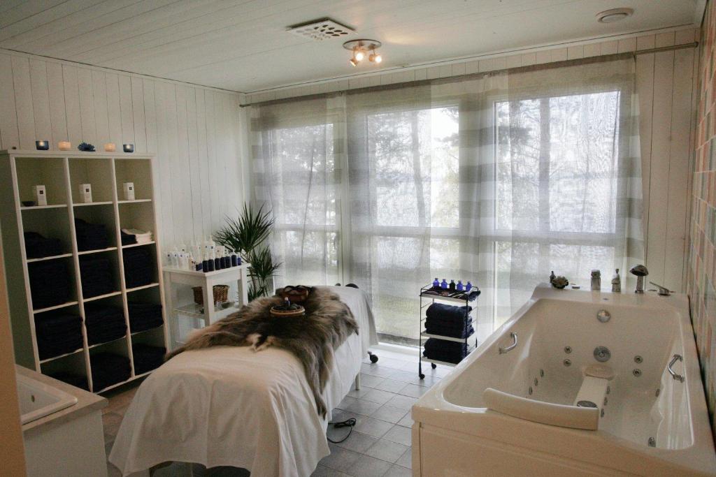 Koupelna v ubytování Orbaden Spa & Resort