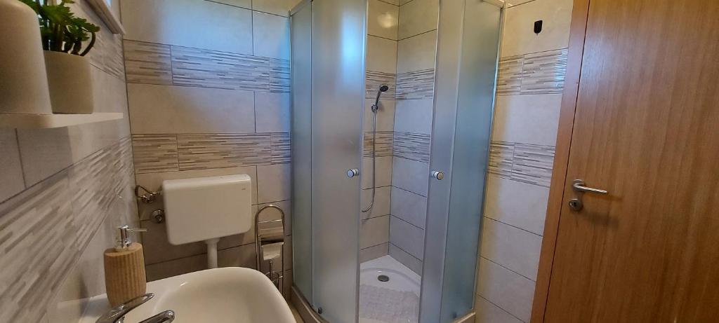 Koupelna v ubytování Studio Apartment Palmira