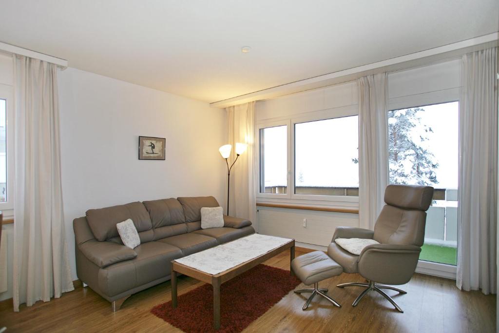 Posezení v ubytování Baron / Baronesse Apartments